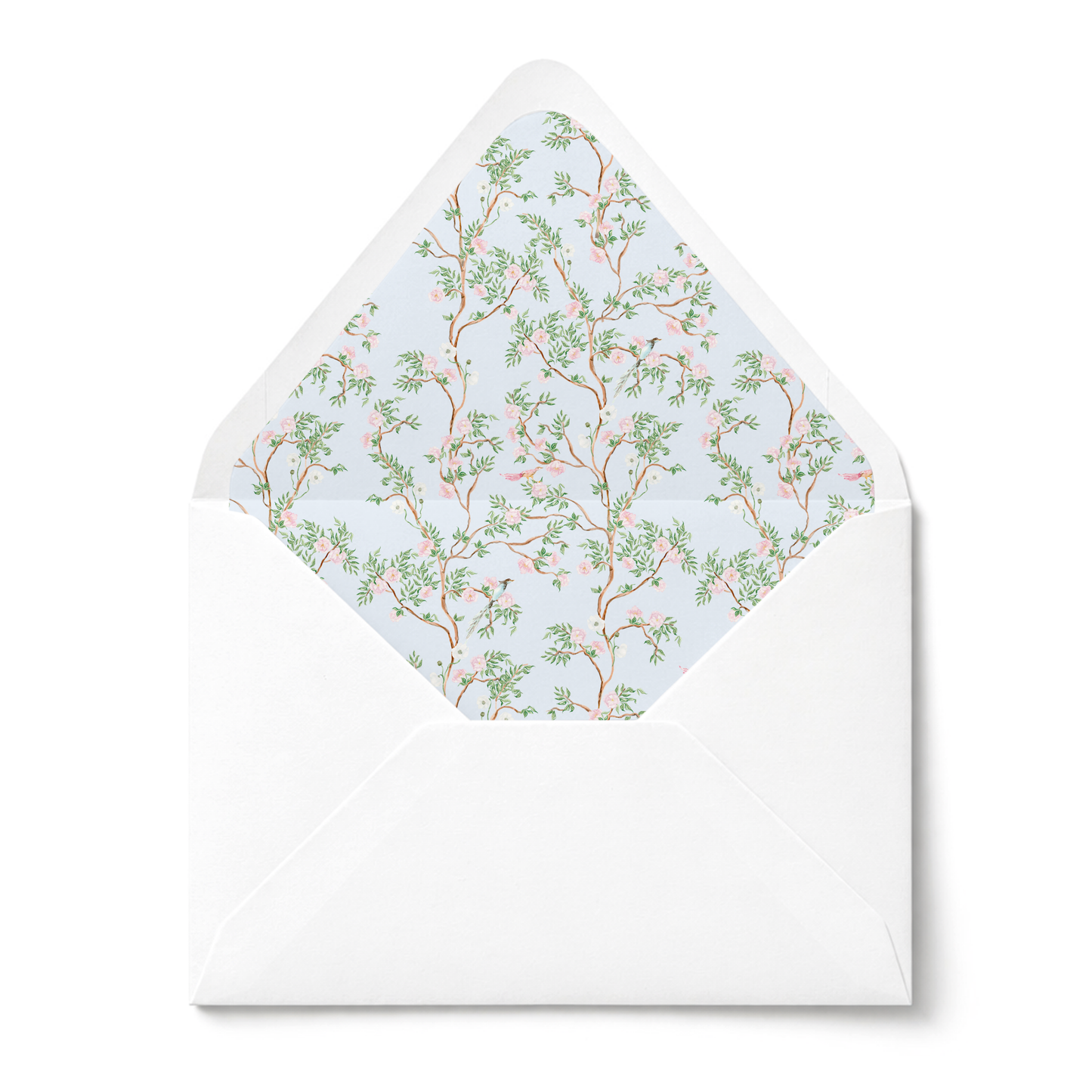 Blue Chinoiserie Baby Shower Invitation
