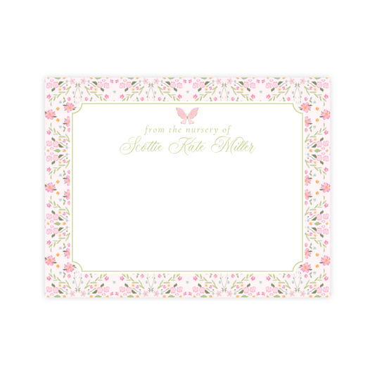 English Garden Nursery Stationery