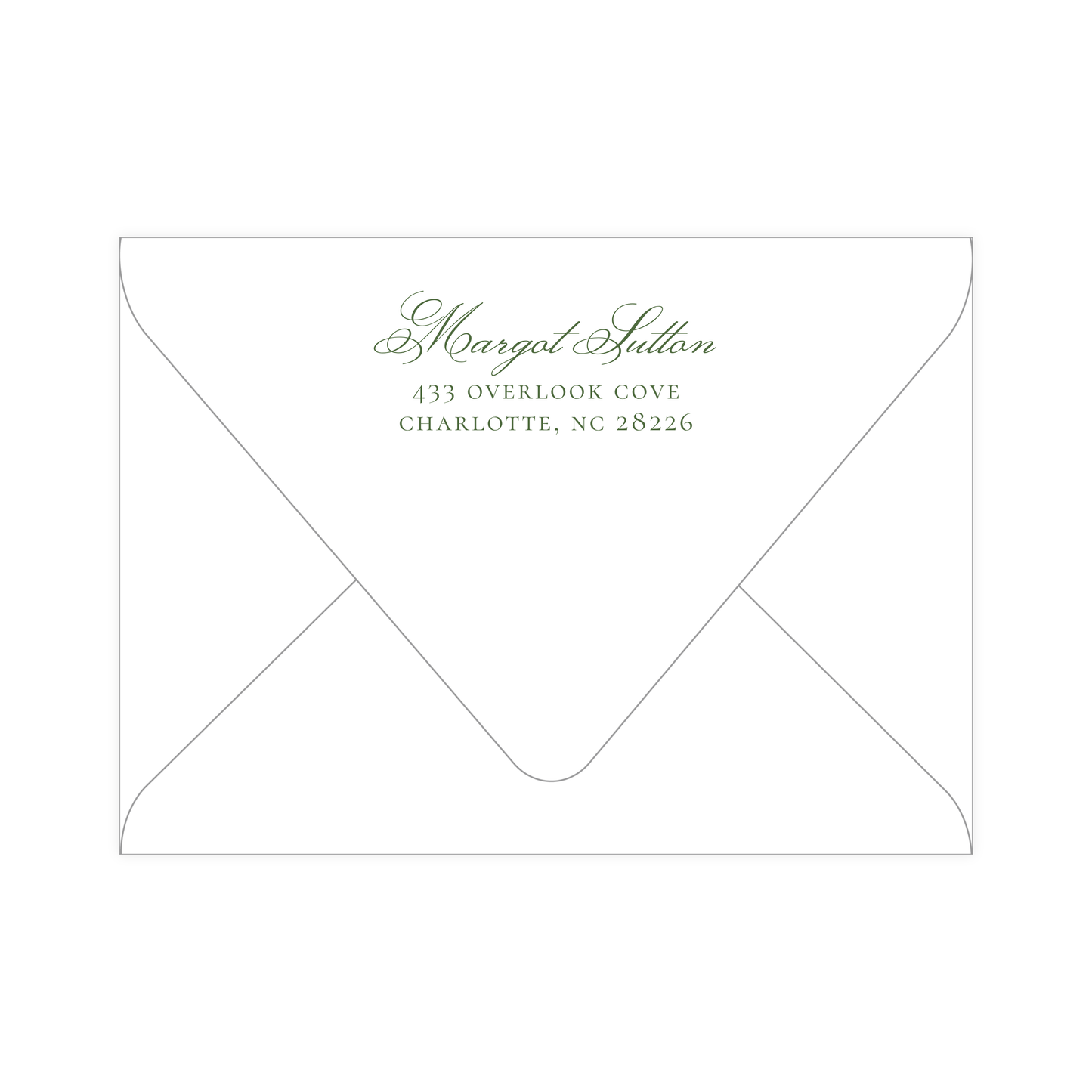 Mahjong Garden Crest Stationery