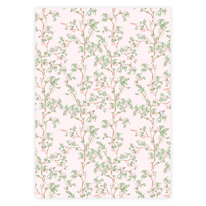 Pink Chinoiserie Baby Shower Invitation