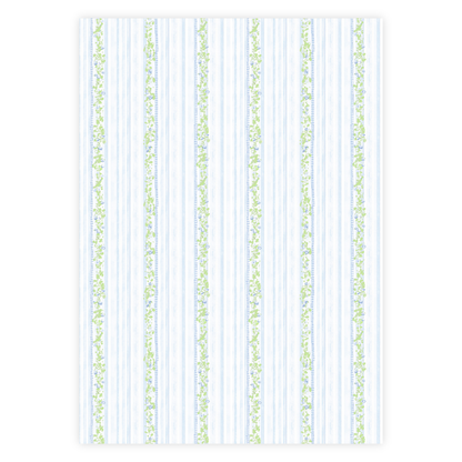 Garden Stripe Baby Shower Invitation