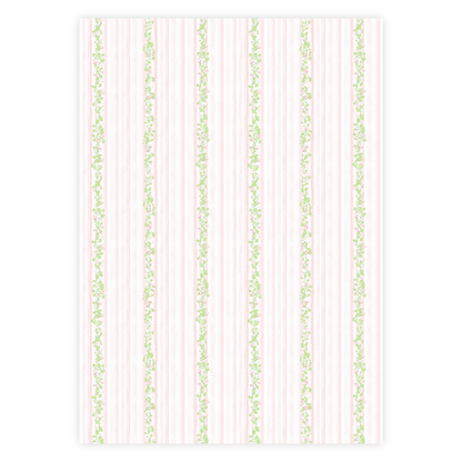 Classic Pink Baptism Invitation