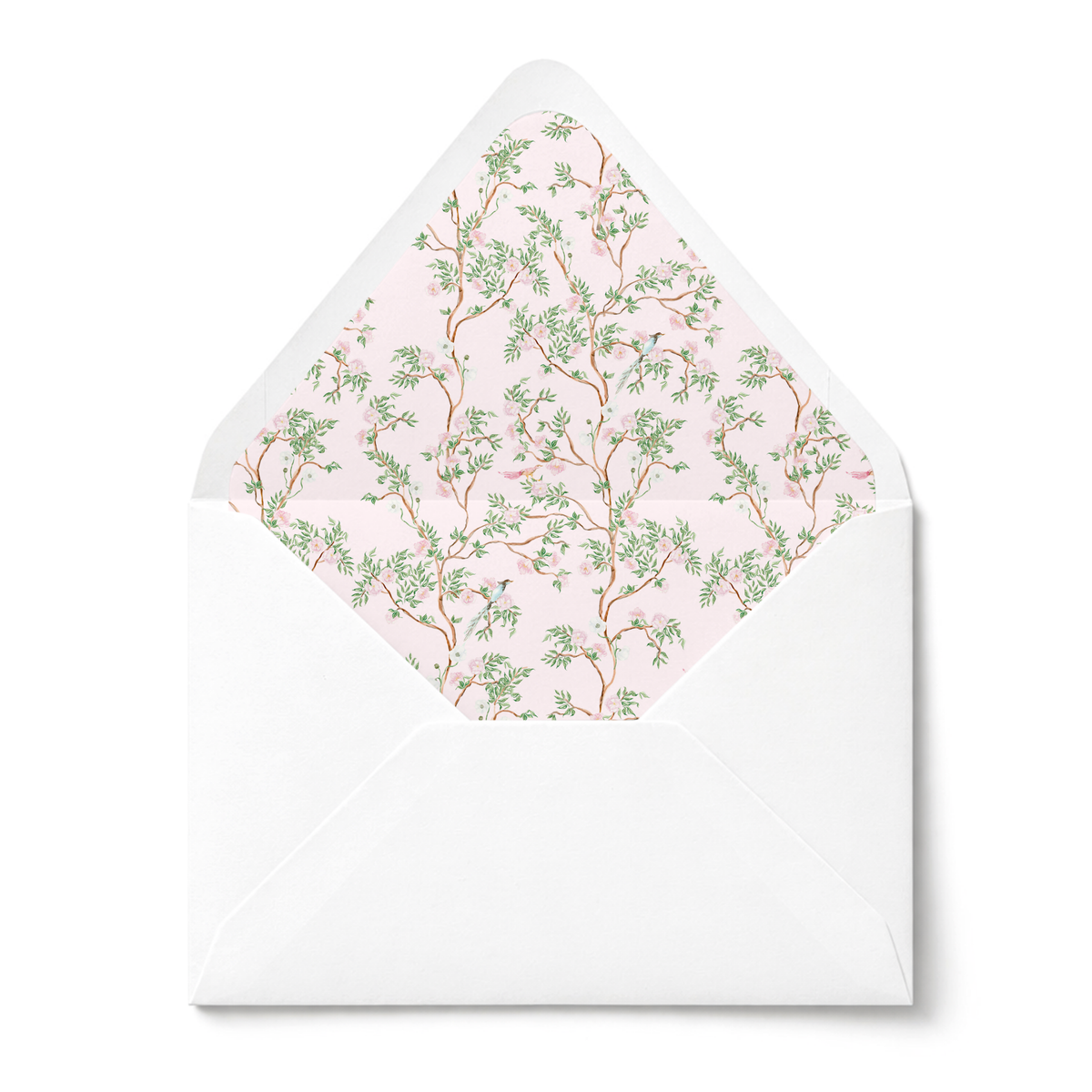 Pink Chinoiserie Baby Shower Invitation