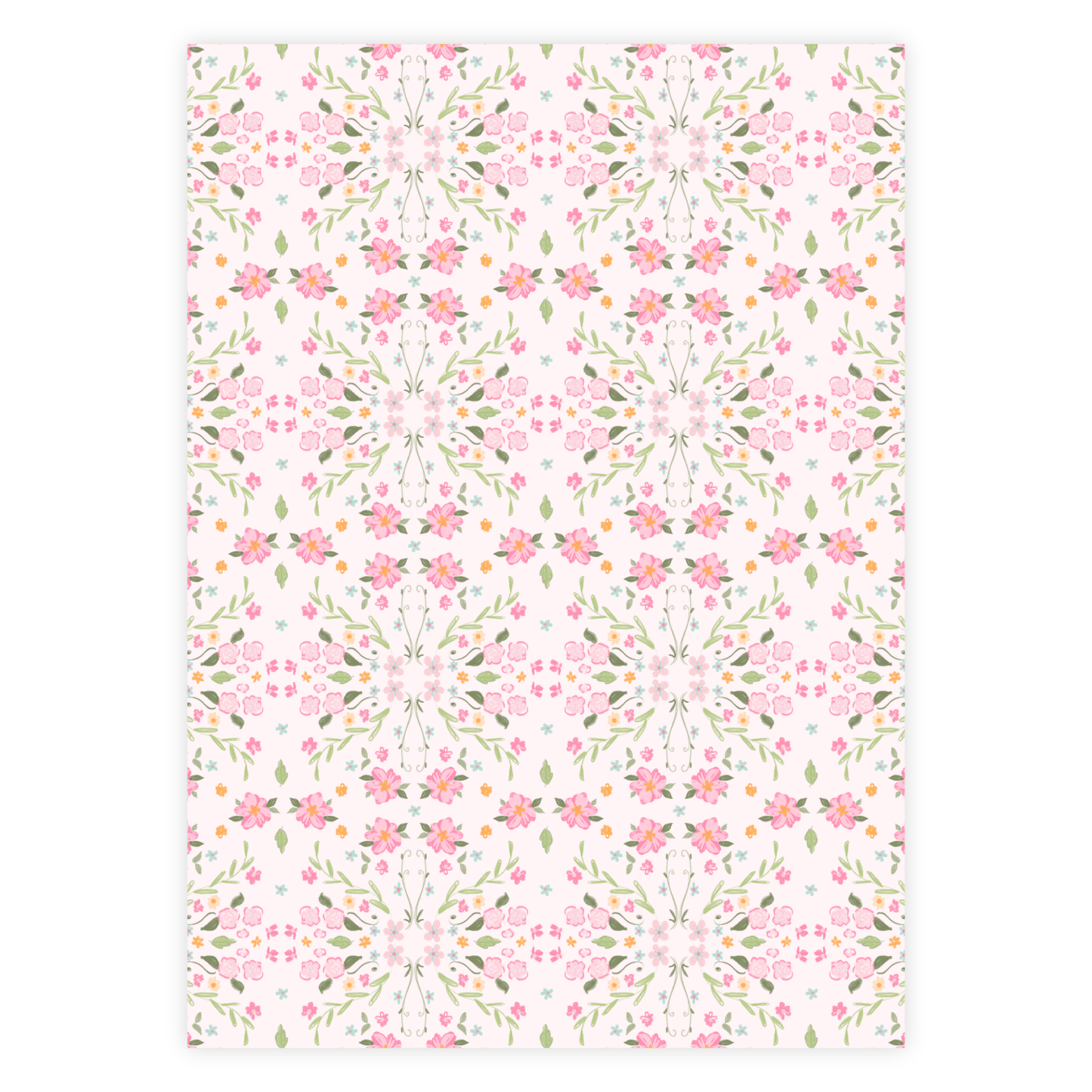 English Garden Baby Shower Invitation