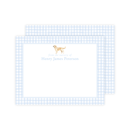 Golden Retriever Nursery Stationery