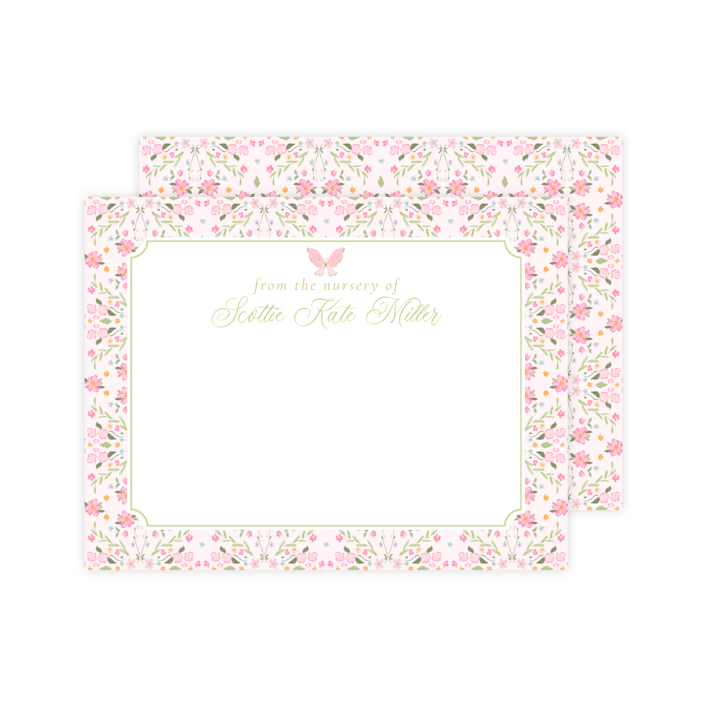 English Garden Nursery Stationery