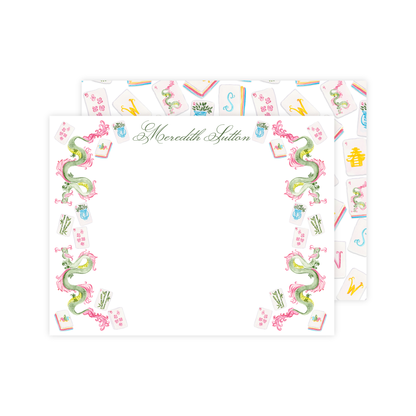 Mahjong Garden Stationery