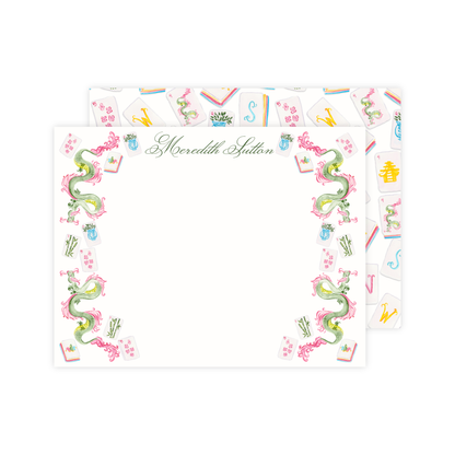 Mahjong Garden Stationery