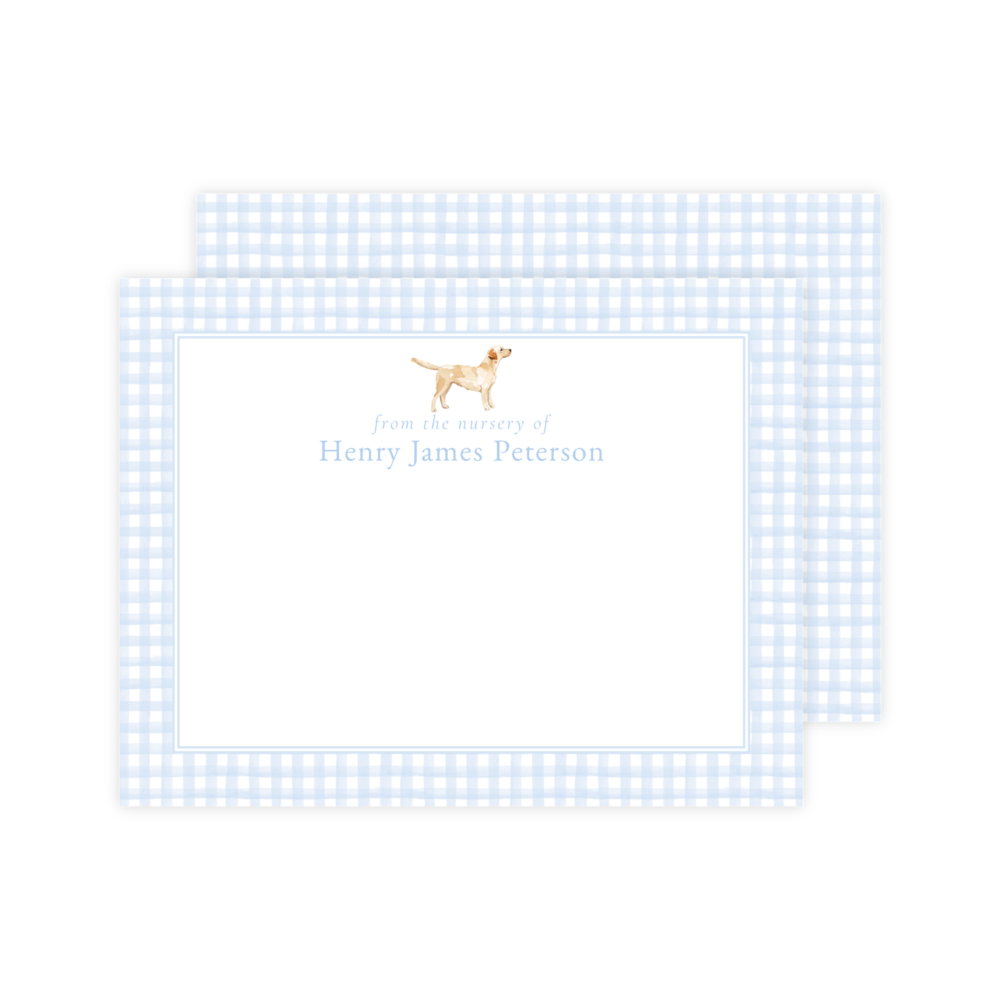 Labrador Retriever Nursery Stationery
