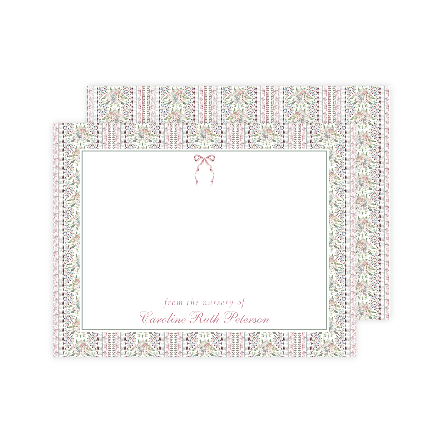 Vintage Floral Nursery Stationery
