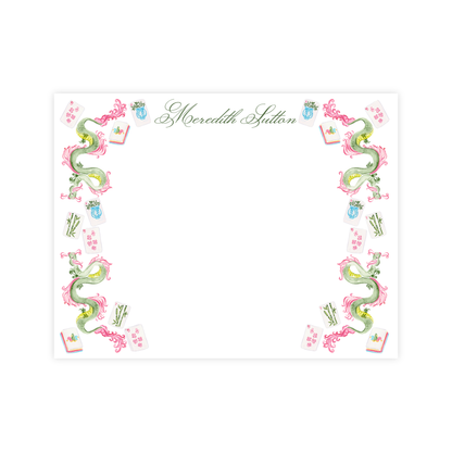 Mahjong Garden Stationery