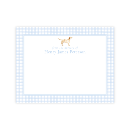 Labrador Retriever Nursery Stationery