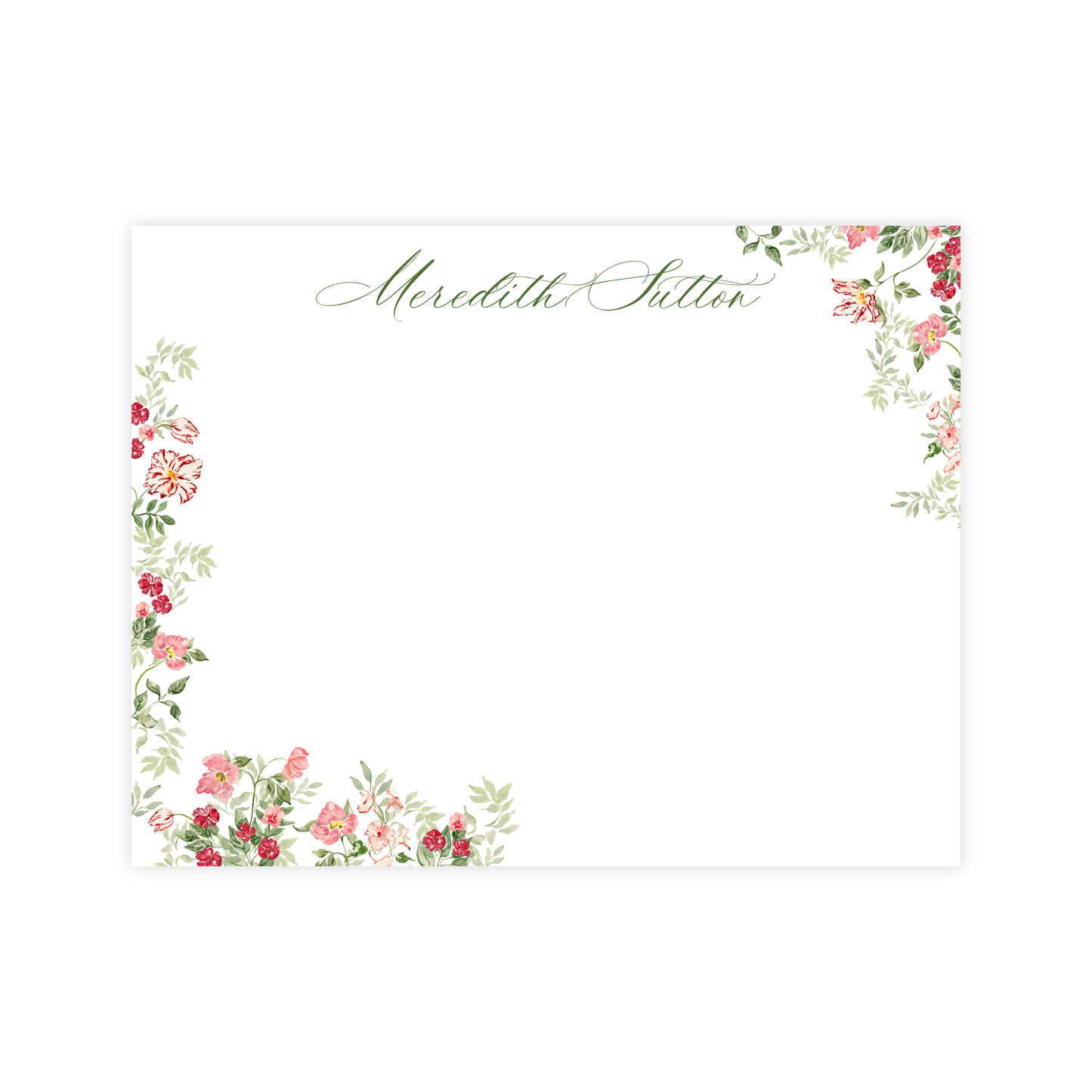 Camellia Garden Stationery