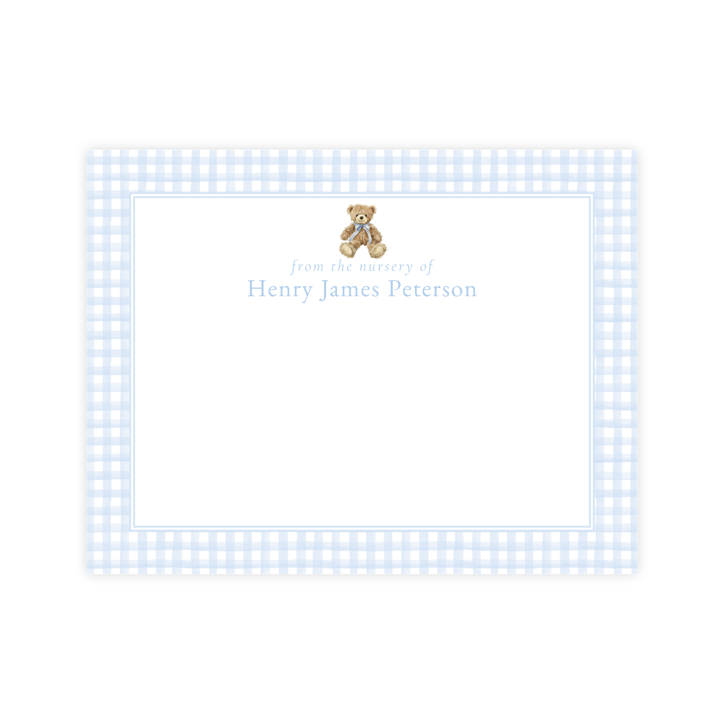 Teddy Bear Nursery Stationery