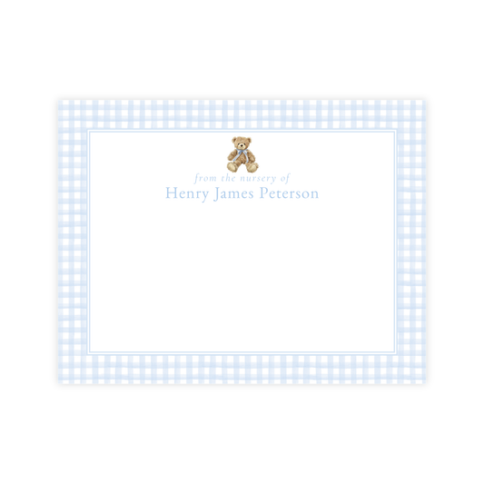 Teddy Bear Nursery Stationery
