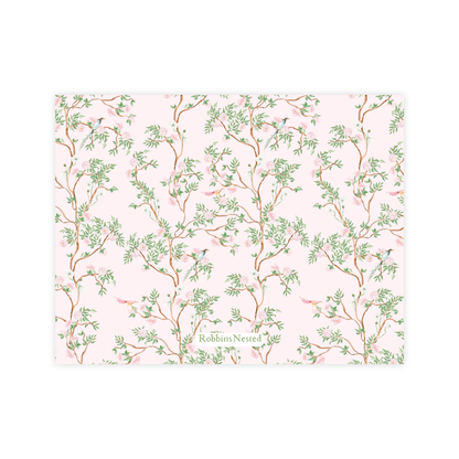 Pink Chinoiserie Nursery Stationery