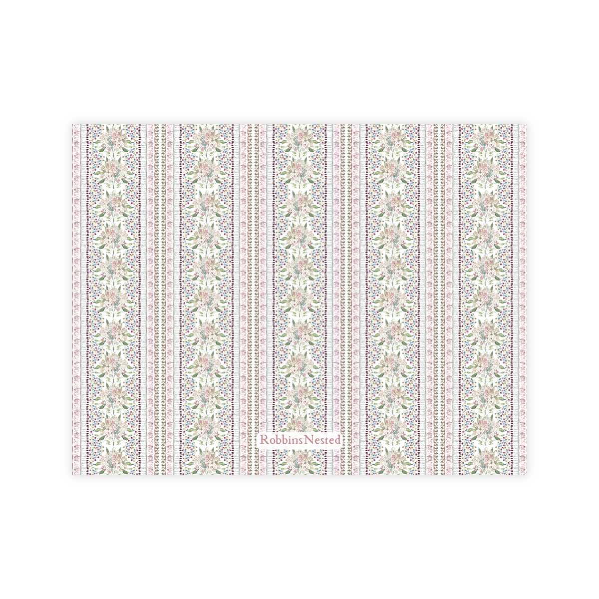 Vintage Floral Nursery Stationery