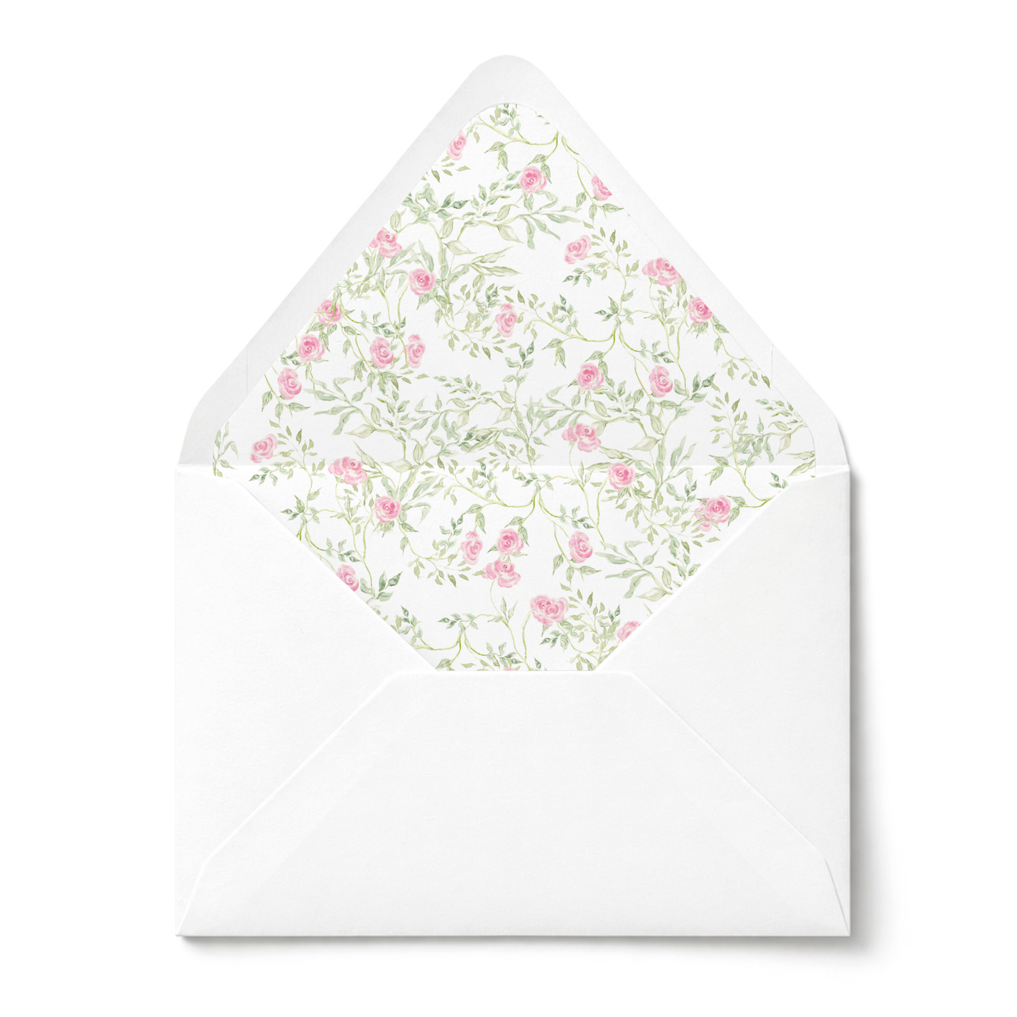 Pink Rose Nursery Stationery