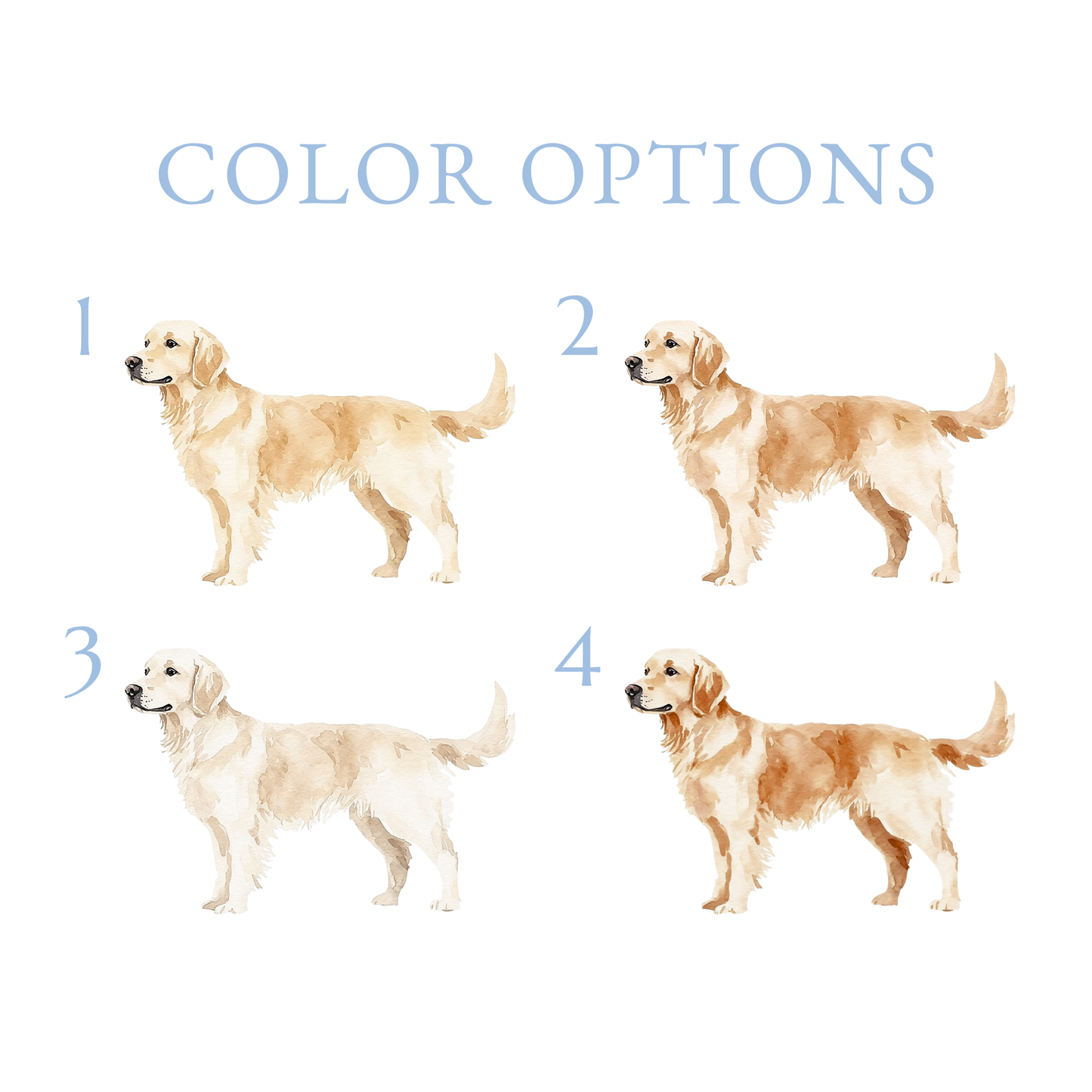 Golden Retriever Nursery Stationery