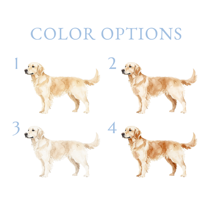 Golden Retriever Nursery Stationery