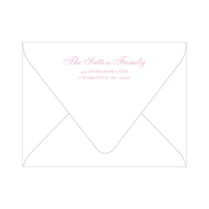 Floral Rocking Horse Nursery Stationery