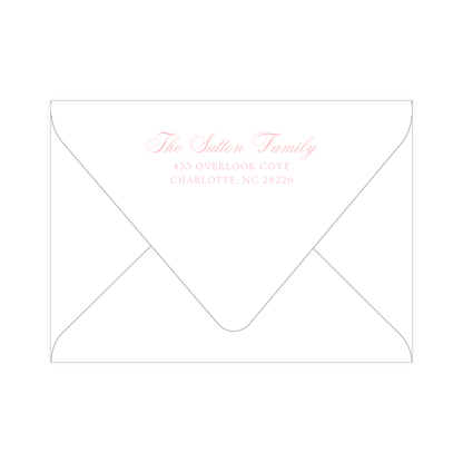 Floral Bow Baby Shower Invitation