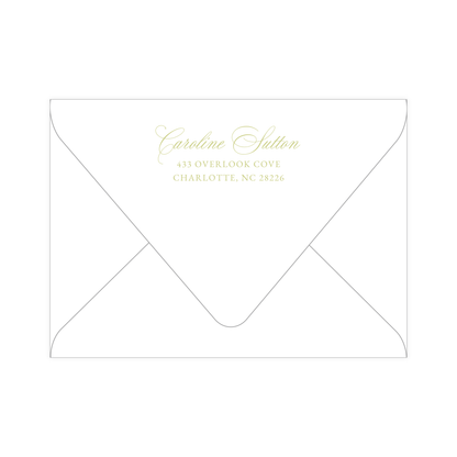 English Garden Baby Shower Invitation