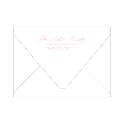 Classic Pink Baby Shower Invitation