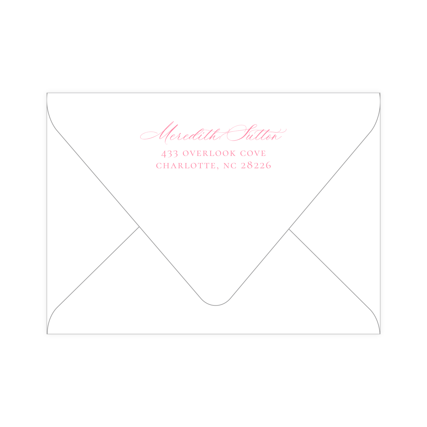 Monogram Watercolor Floral Stationery